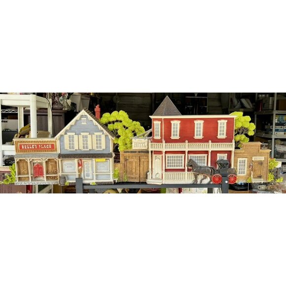 VTG Burwood Products Co. #1331 Western Frontier Town 53” Wall Plaque 3D MCMLXXV - Picture 2 of 4